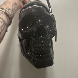 Black Skull Design rhinestone Bag